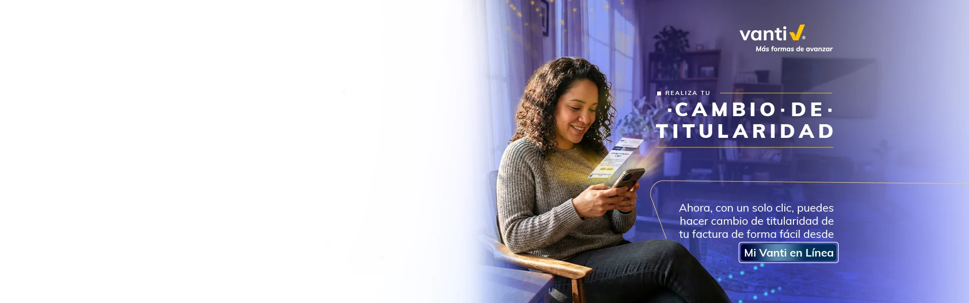 Banner: Actualización de datos