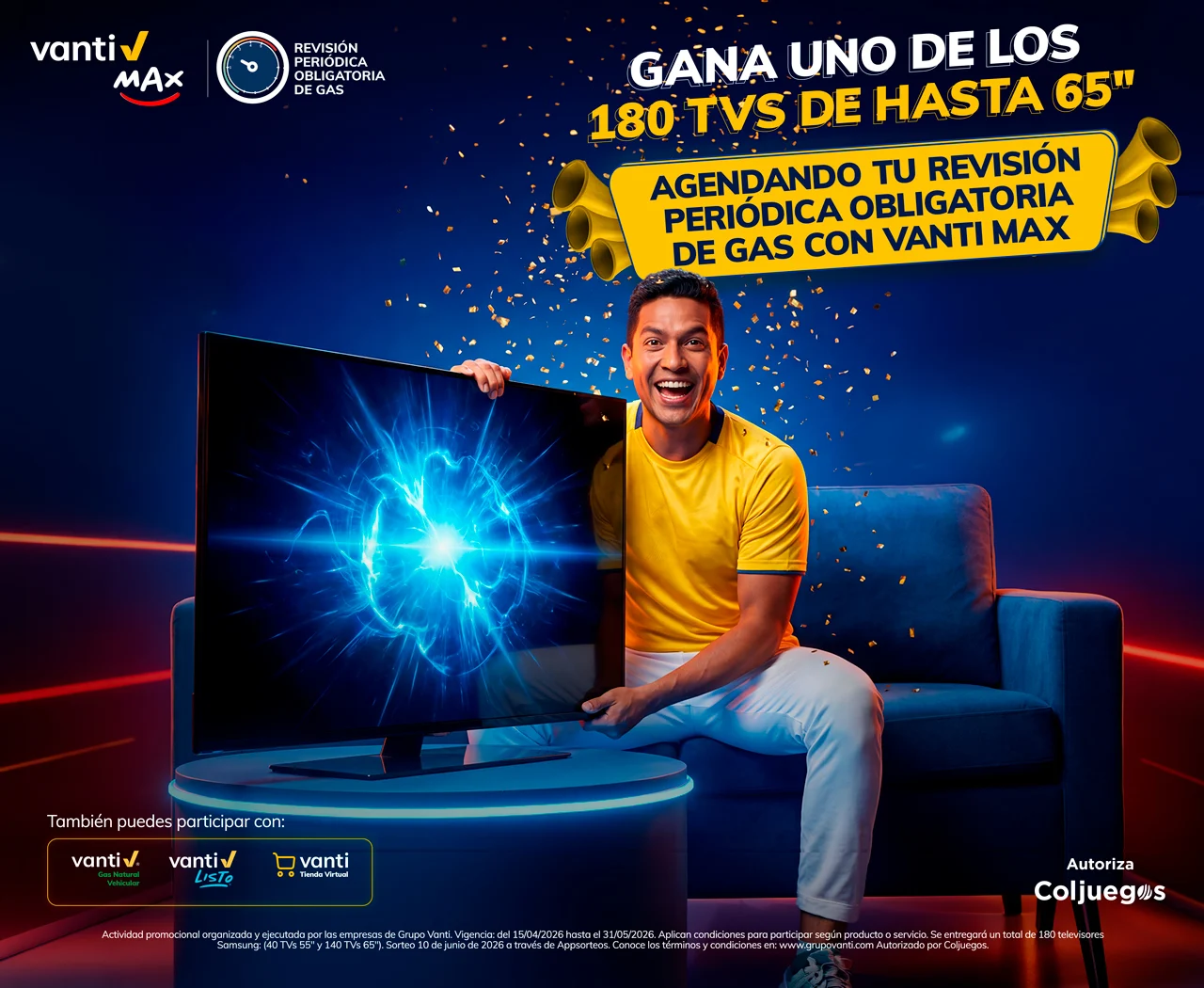 Agenda tu Revisión Periódica Obligatoria de gas VANTIMAX