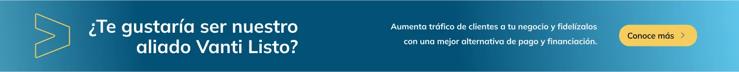 Vanti Listo: Banner ser aliado