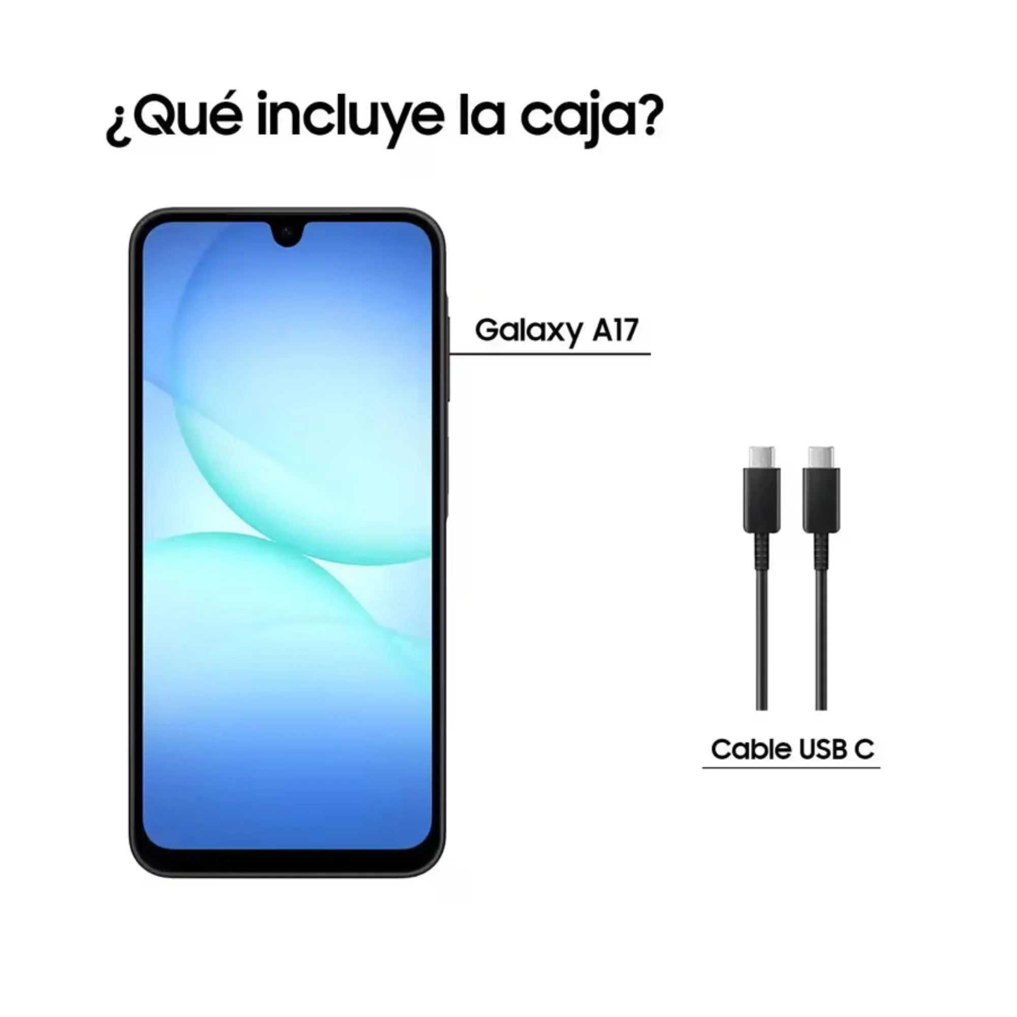 Celular Samsung Galaxy A17 128GB LTE 4G Negro