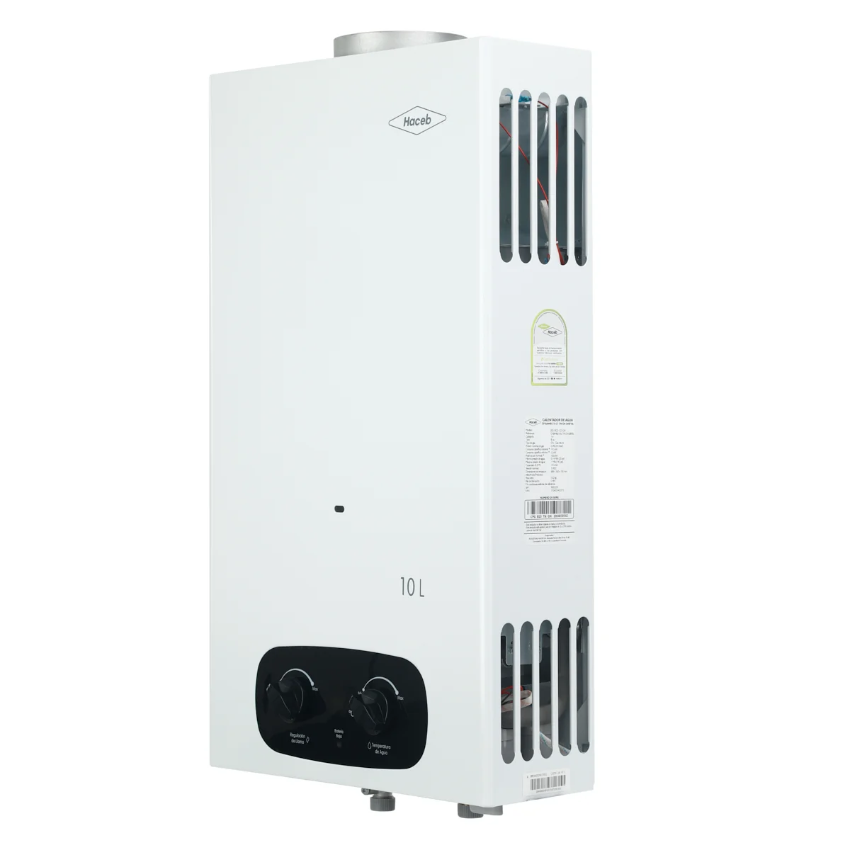 Calentador tiro natural