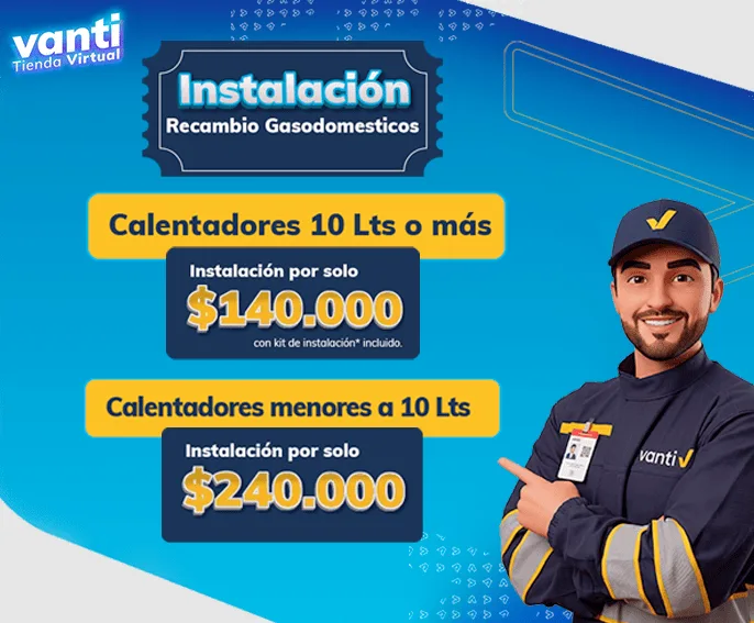 Landing CARD: Campaña Instala y Ahorra con Vanti