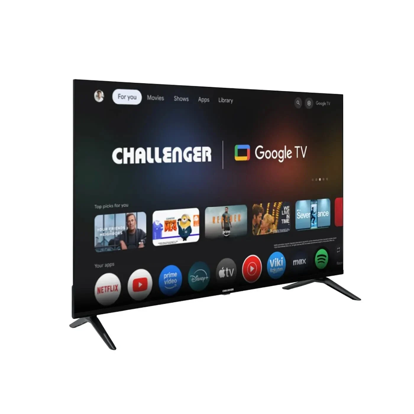 Televisor 50 Pulgadas Challenger Smart Tv 50TG2771 4K UHD LED Google