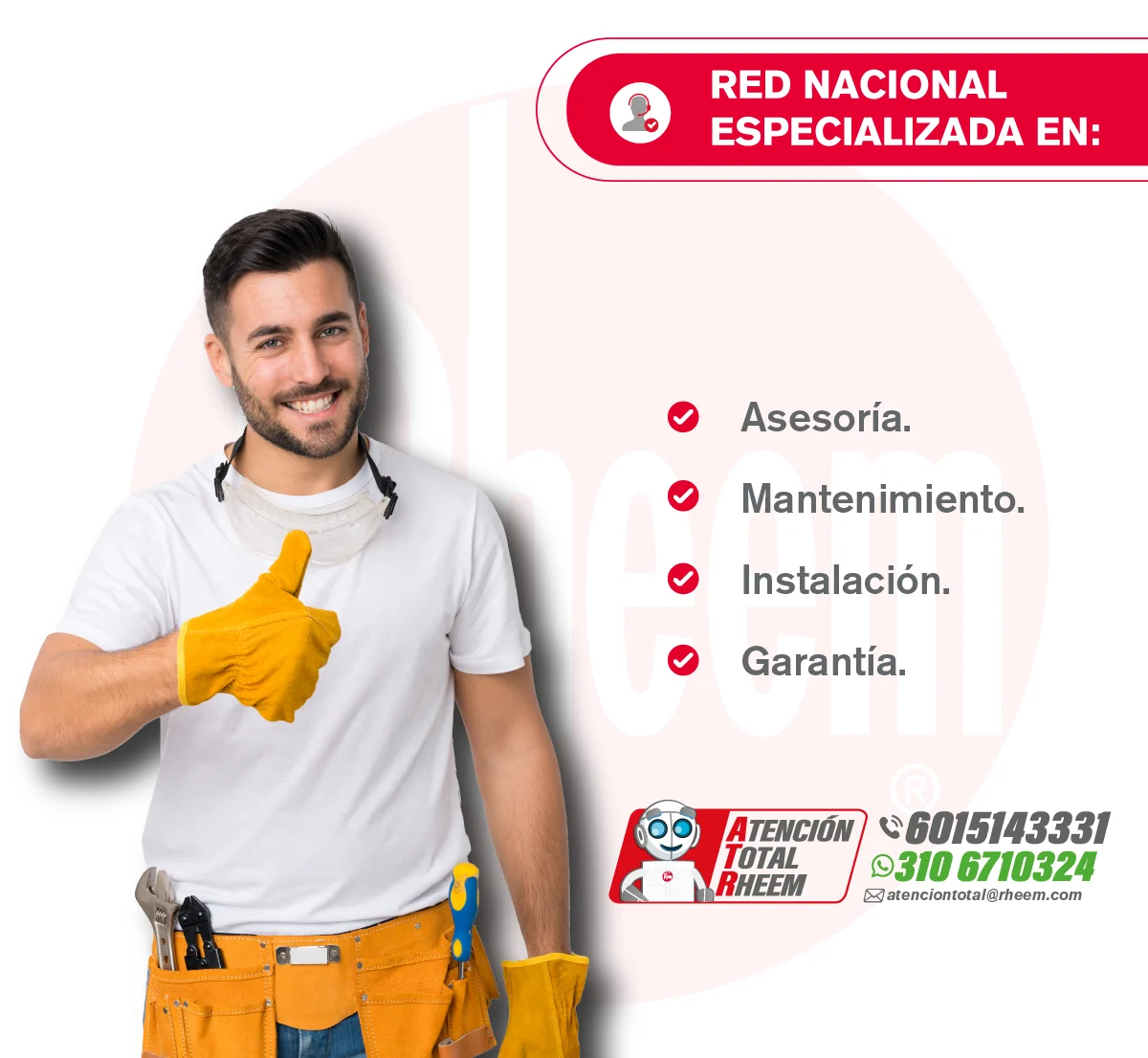 Red especializada Rheem