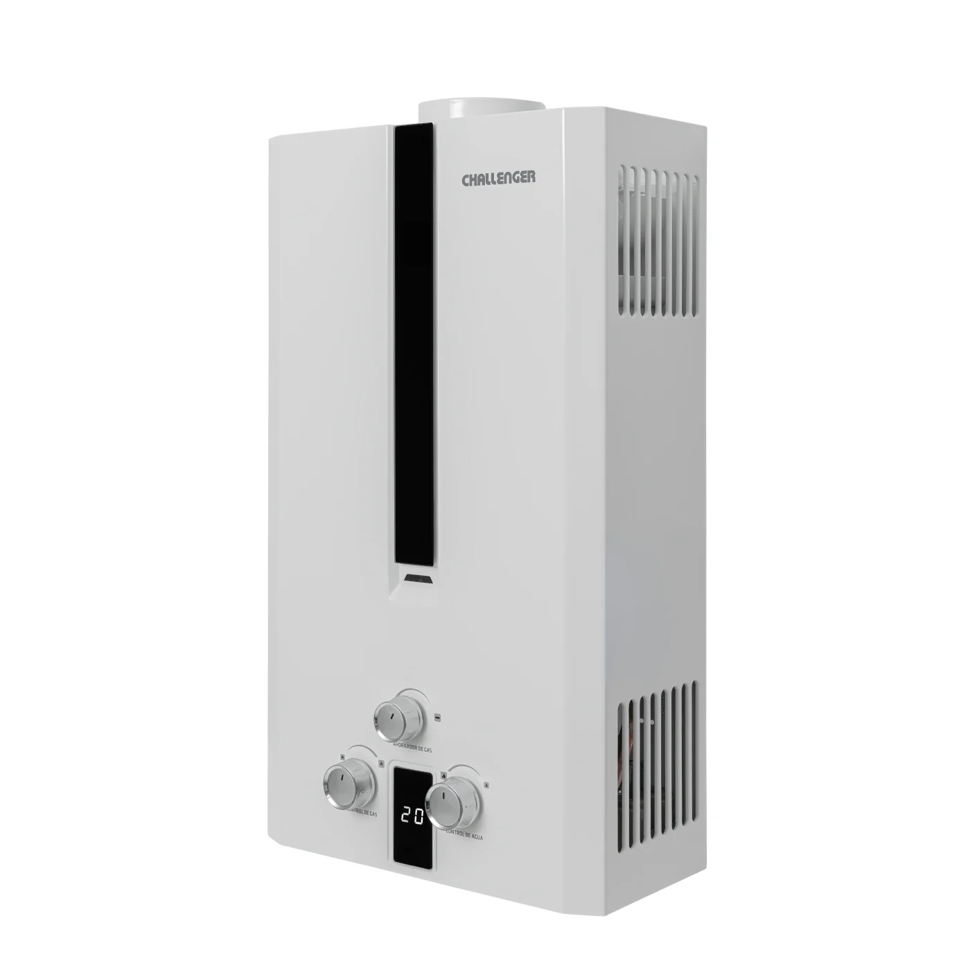 Vista conexiones calentador Challenger