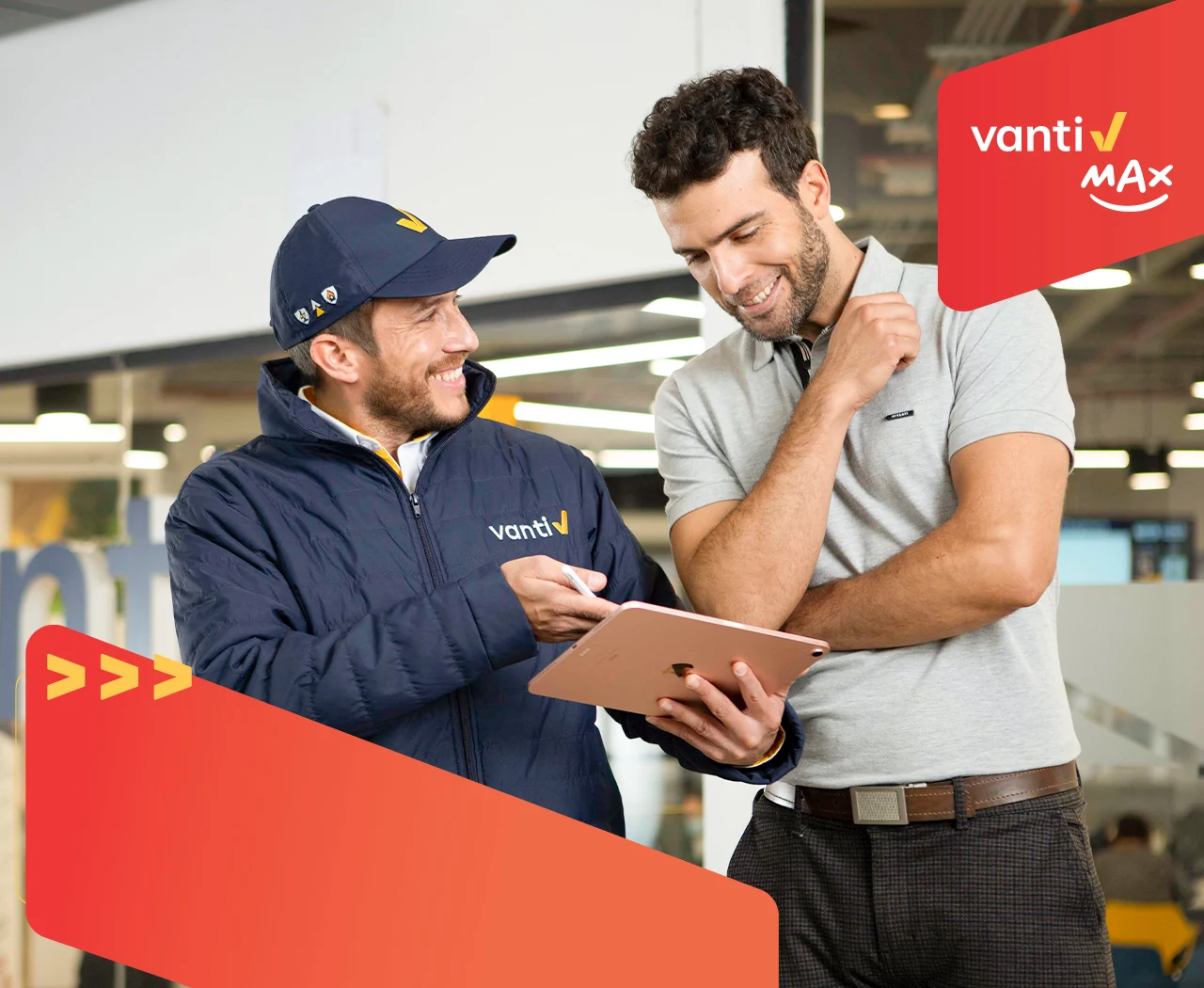 Solicita tus servicios: Inicio Vanti Max