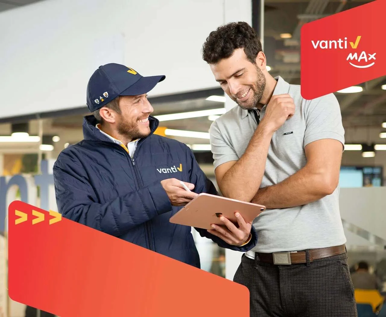 Solicita tus servicios: Inicio Vanti Max