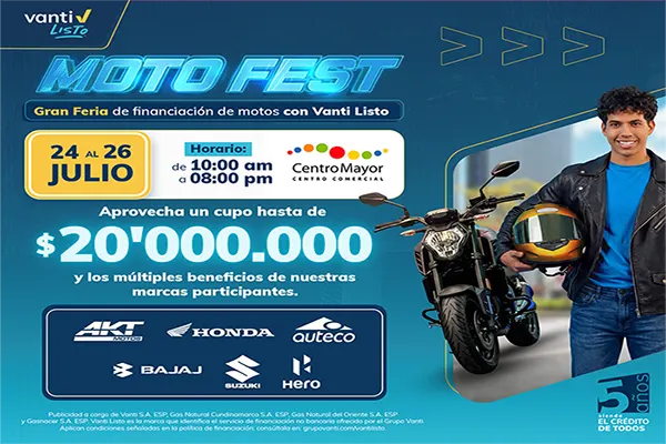 Motos VantiListo: Modo Fest