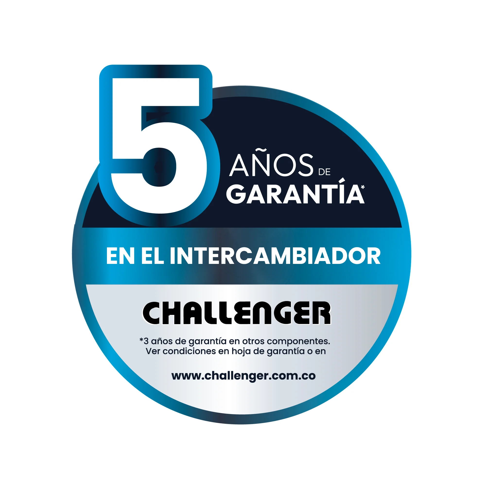 Calentador Challenger negro 10 litros