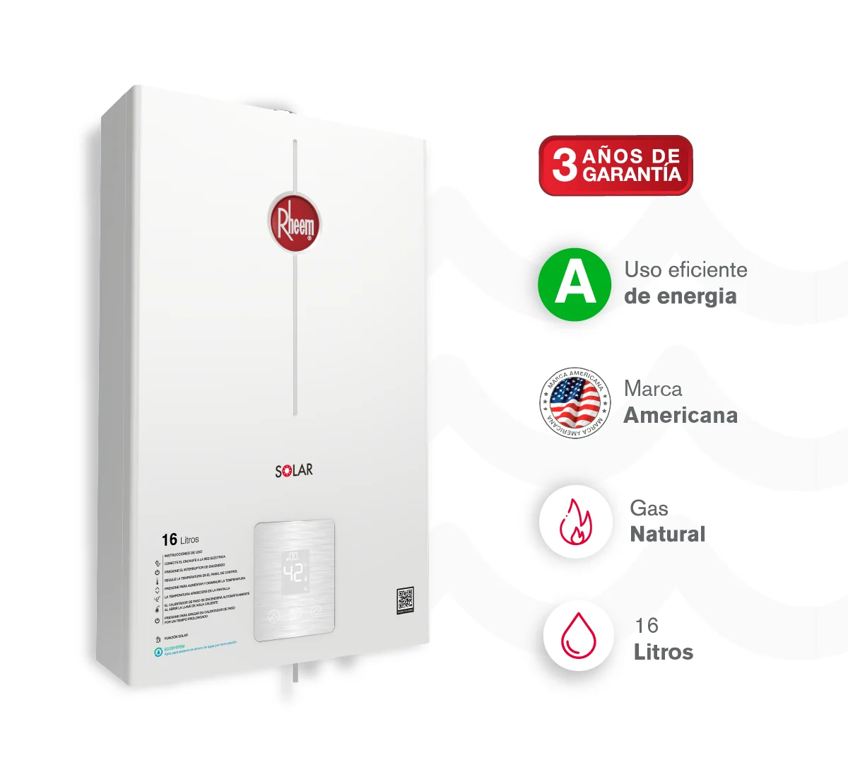 Garantía calentador de agua de paso