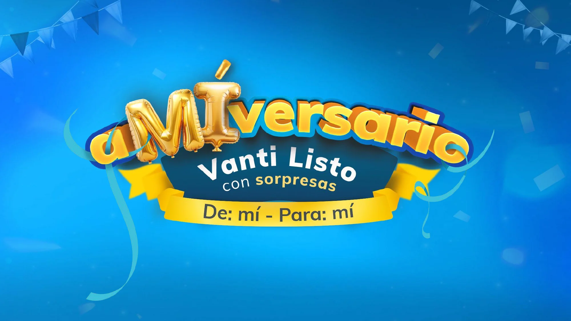 Descuento financiación aMIversario Vanti Listo