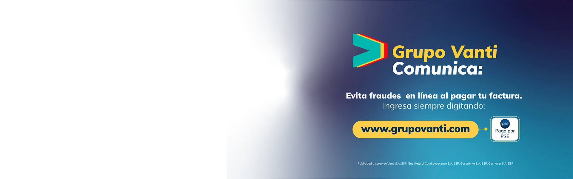 Paga tu factura Vanti Antifraude