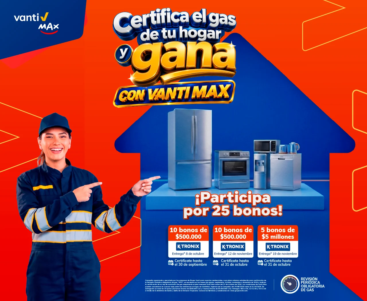 Landing CARD: Certifícate VantiMax