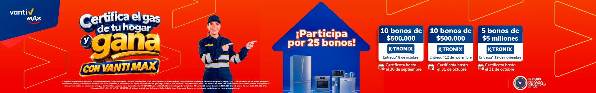 Banner: Certifícate VantiMax
