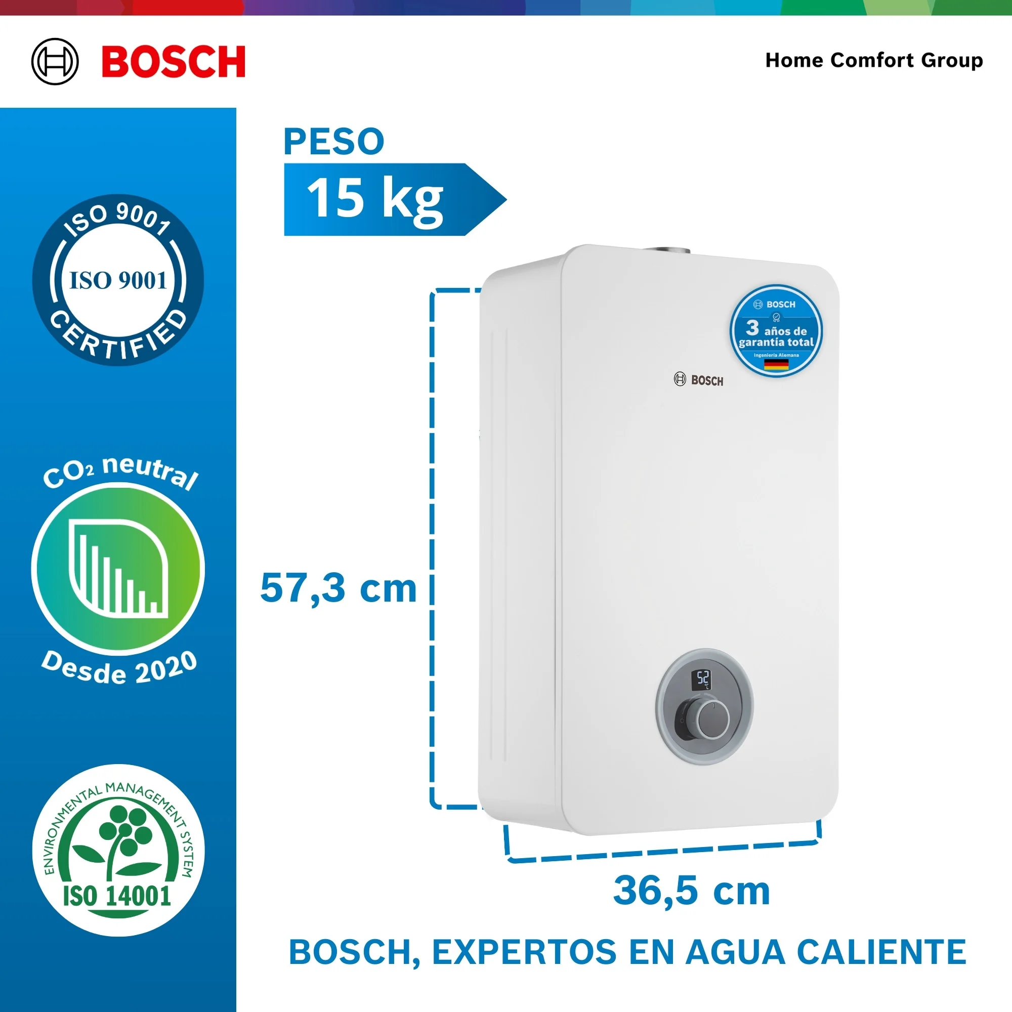 Panel Bosch Therm 2400 14L