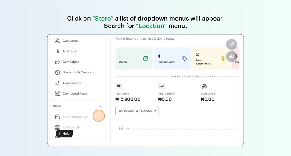 Duplicating products across locations on the Bumpa app