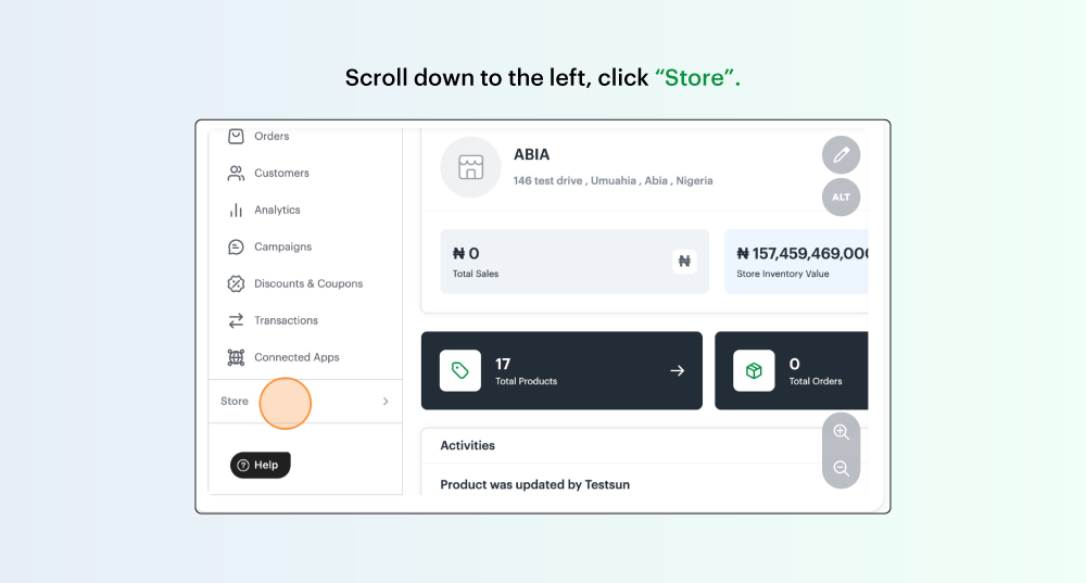 Deactivating a location on the Bumpa app