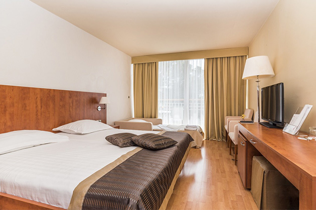 Classic Zimmer mit Balkon Parkseite - Zustellbett