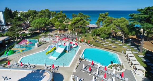 Gorgeous view from above on Punta pool