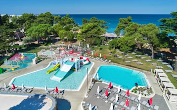 Gorgeous view from above on Punta pool