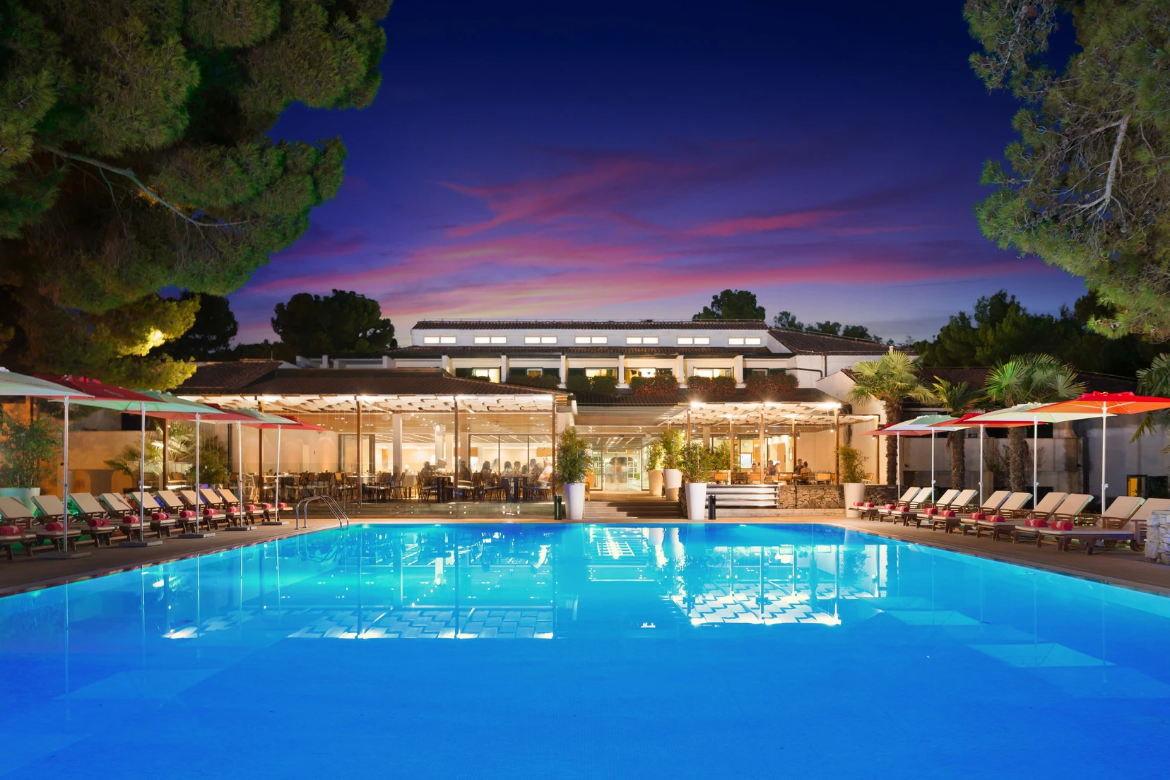 Villa Galijot night view