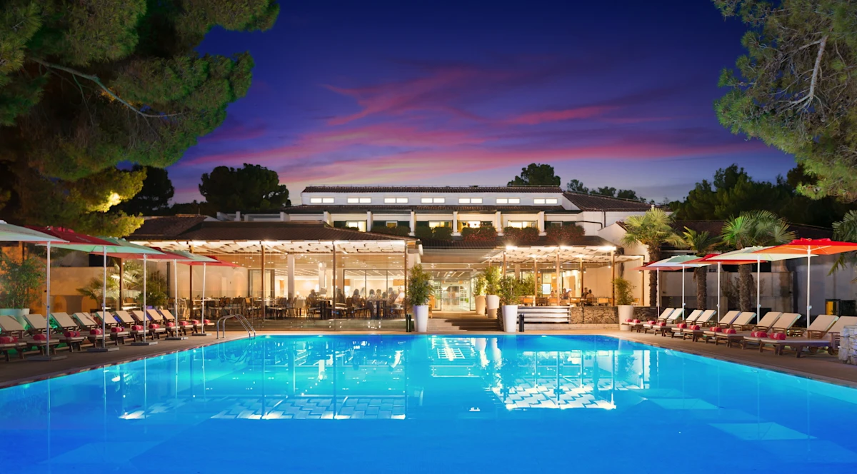Villa Galijot night view