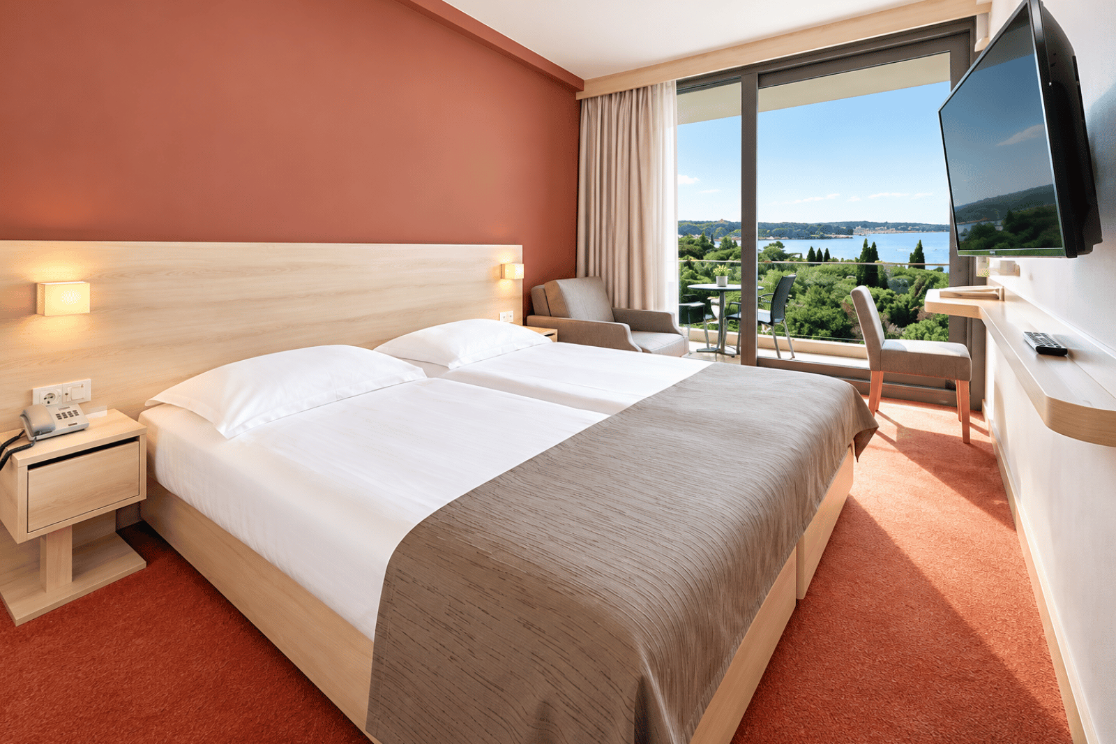 Superior room with balcony sea view - Connected