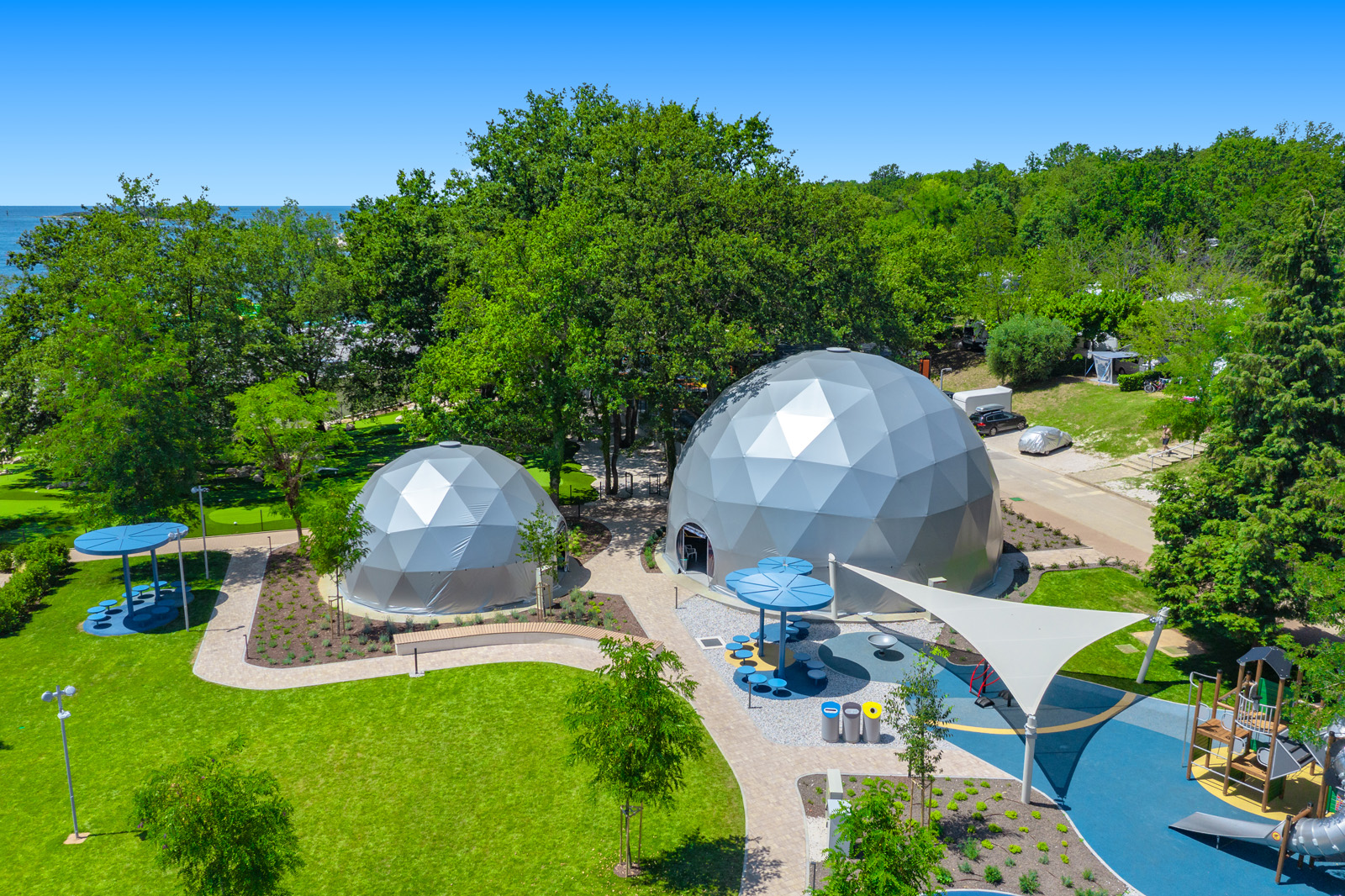 0020 137656 Istra Camping Camping Bijela Uvala 2025 Play Eat Chill zone panorama (7)