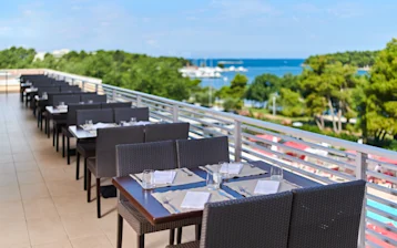 Hotel Molindrio Plava Laguna 2020 Restaurant terrace (2)