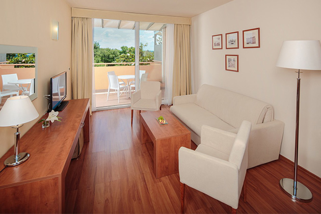 Suite mit Balkon Parkseite