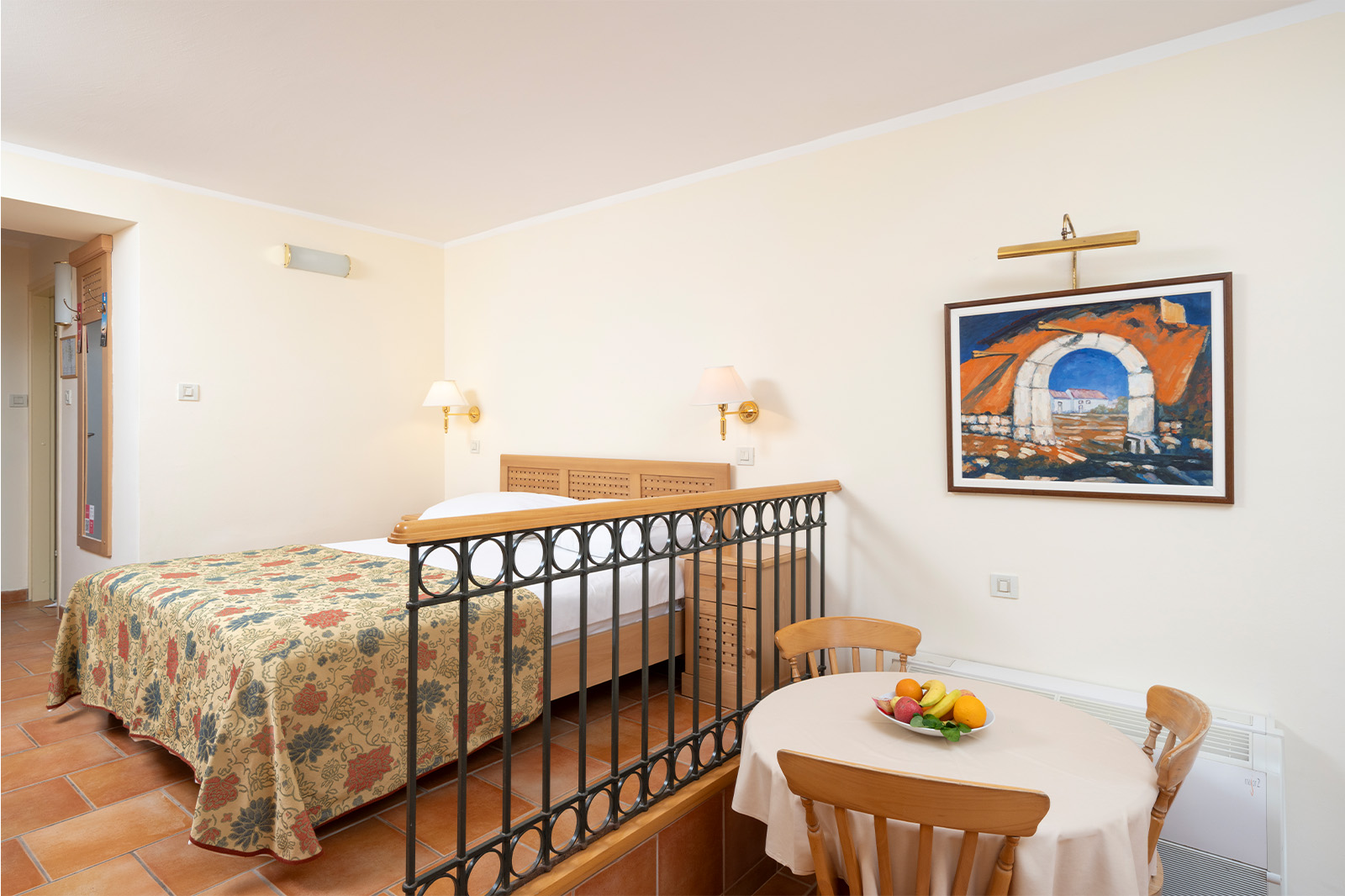0021 Apartments Bellevue 2026 Studio for 2 persons with terrace park side S2TP (2)