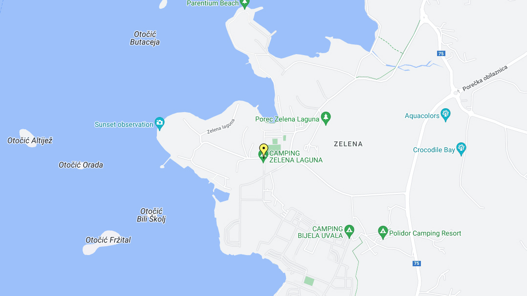 Apartments Astra Plava Laguna - Location - Gmaps