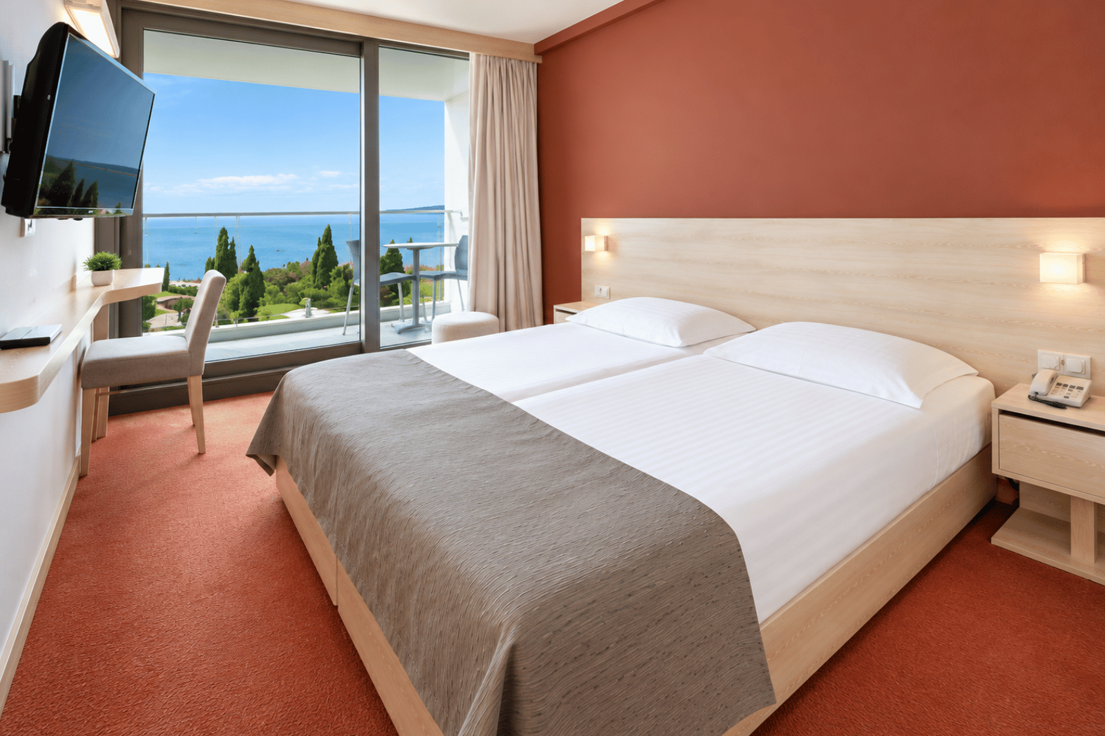 Hotel Materada Plava Laguna Superior room with balcony sea view S2BM-10