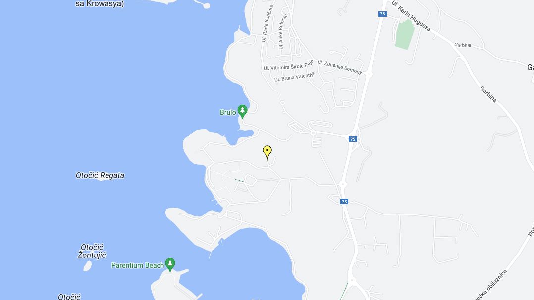 Hotel Mediteran Plava Laguna - Location - Gmaps