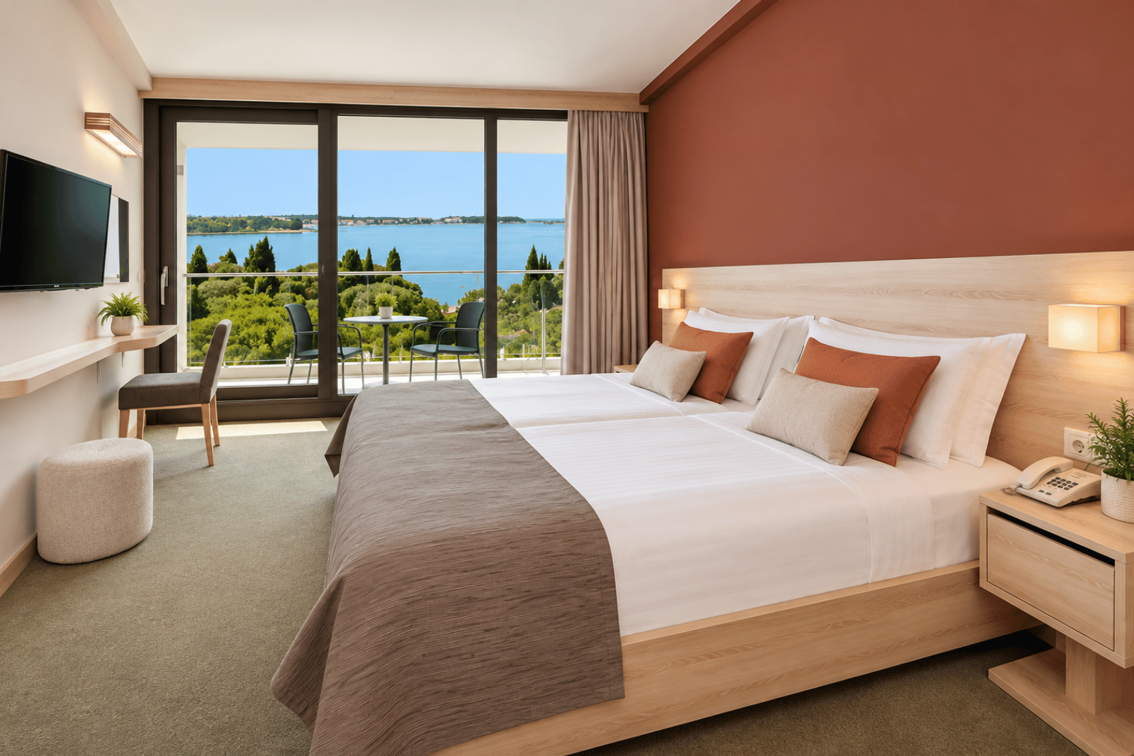 Hotel Materada Premium room with balcony sea view - Family 3