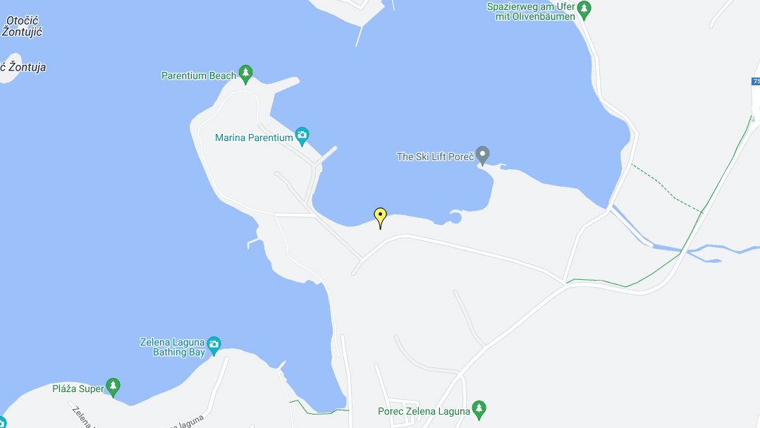 Hotel Parentium Plava Laguna - Location - Gmaps