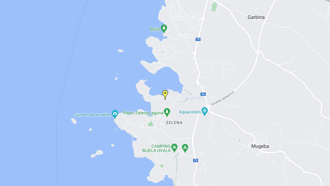 Hotel Molindrio Plava Laguna - Location - Gmaps
