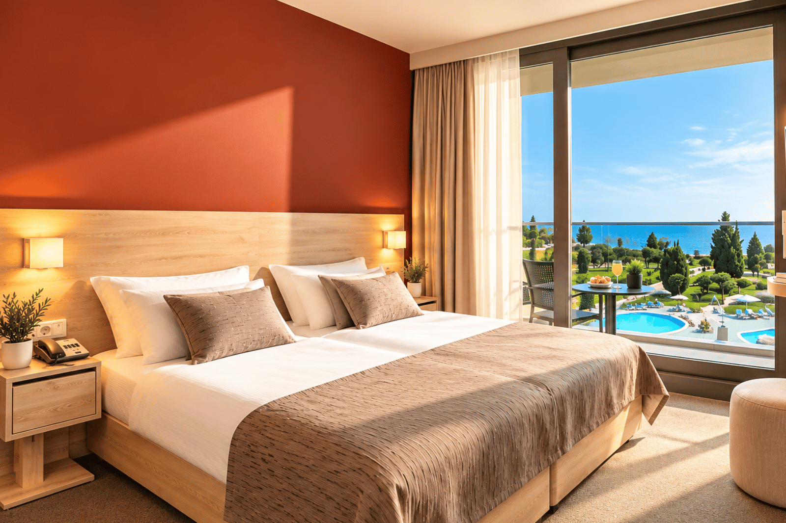 Superior room with balcony sea view