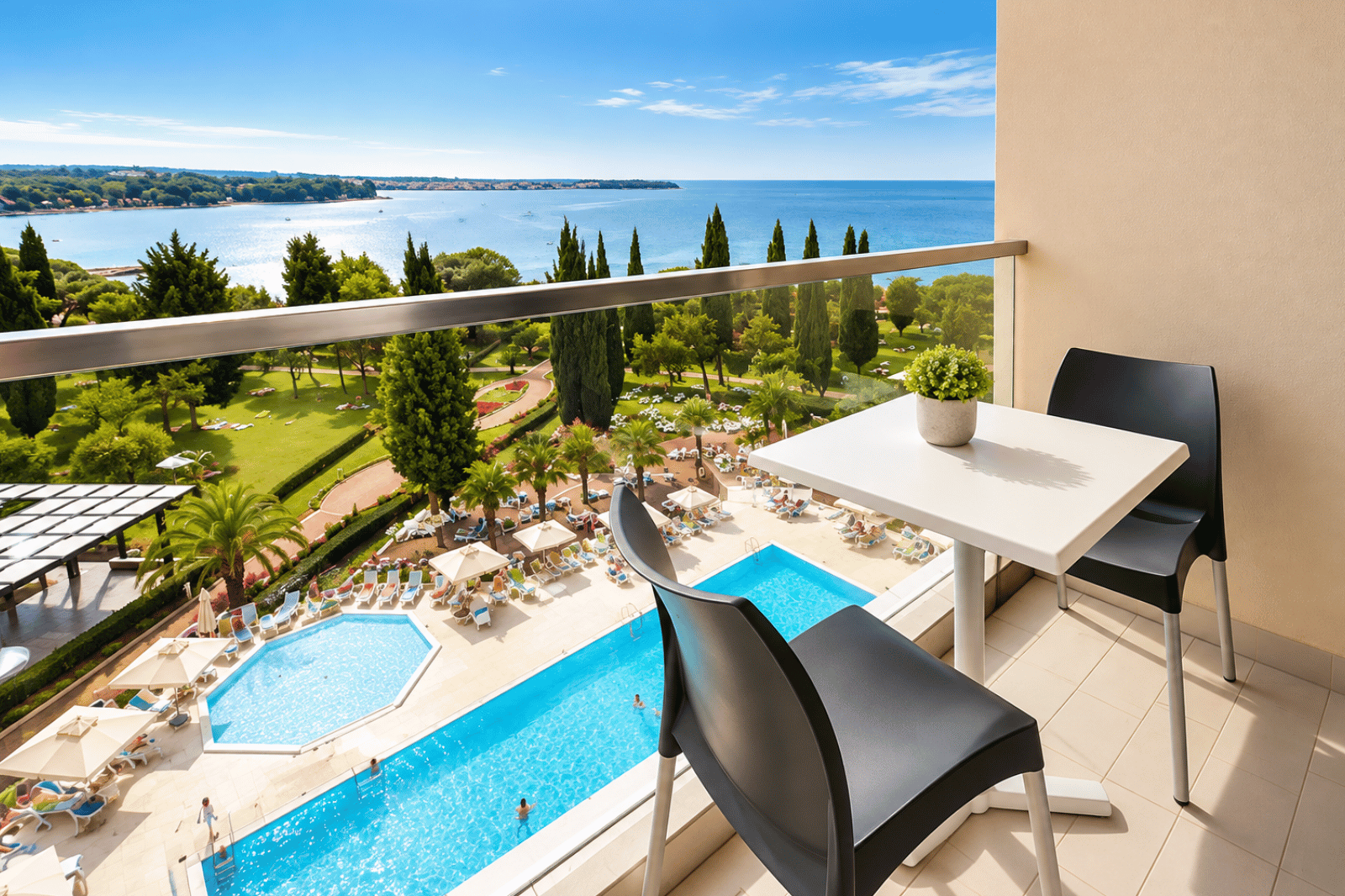 Hotel Materada Superior room with balcony sea view 1