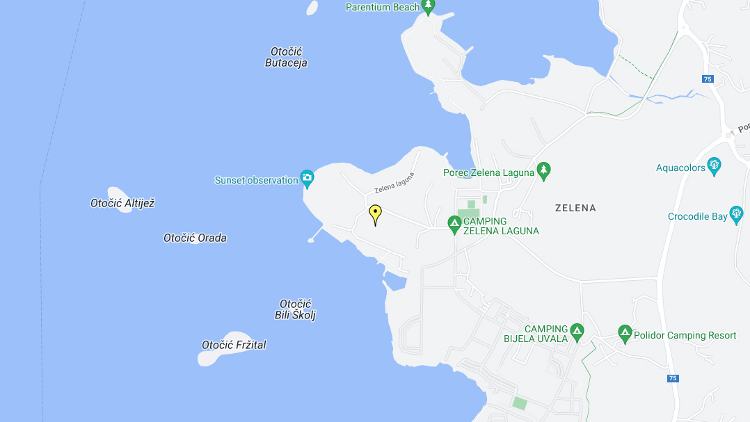 Hotel Delfin Plava Laguna - Location - Gmaps