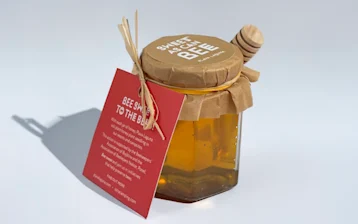 bees sweet to the bees Jar of honey