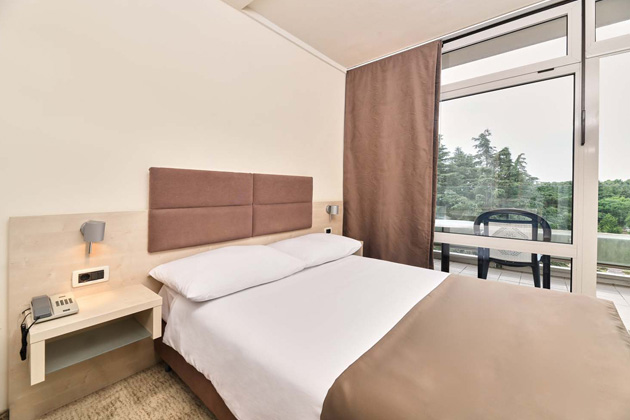 Classic enoposteljna soba z balkonom park stran