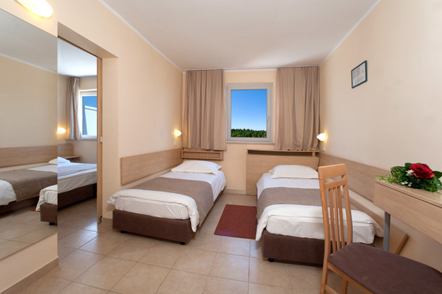 Hotel Delfin Plava Laguna Classic room with balcony sea side - Family F4BN