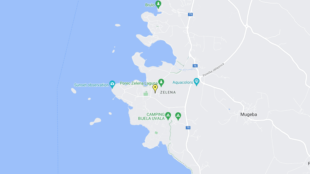 Hotel Albatros Plava Laguna - Location - Gmaps
