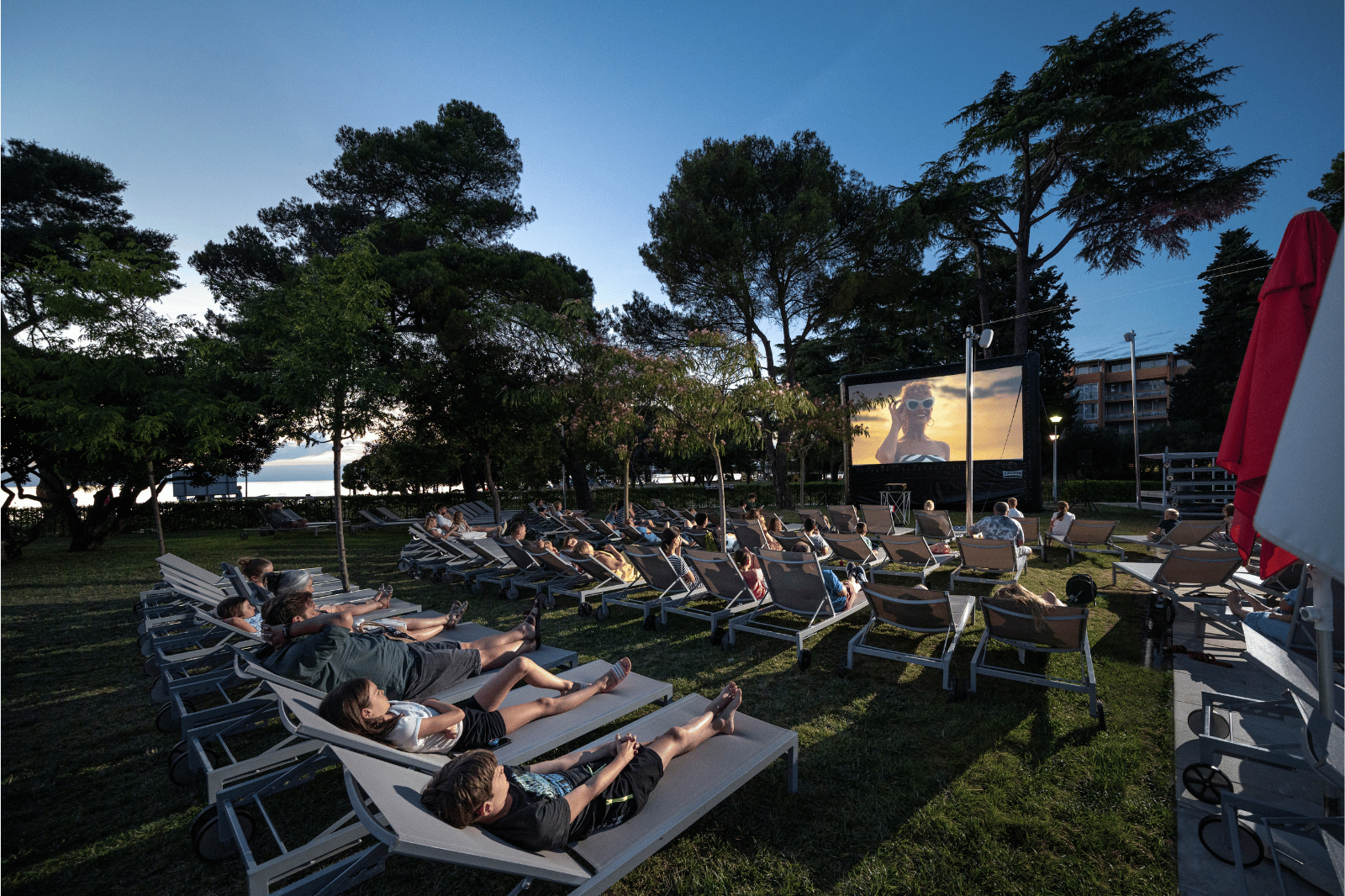 Hotel Umag cinema under the stars
