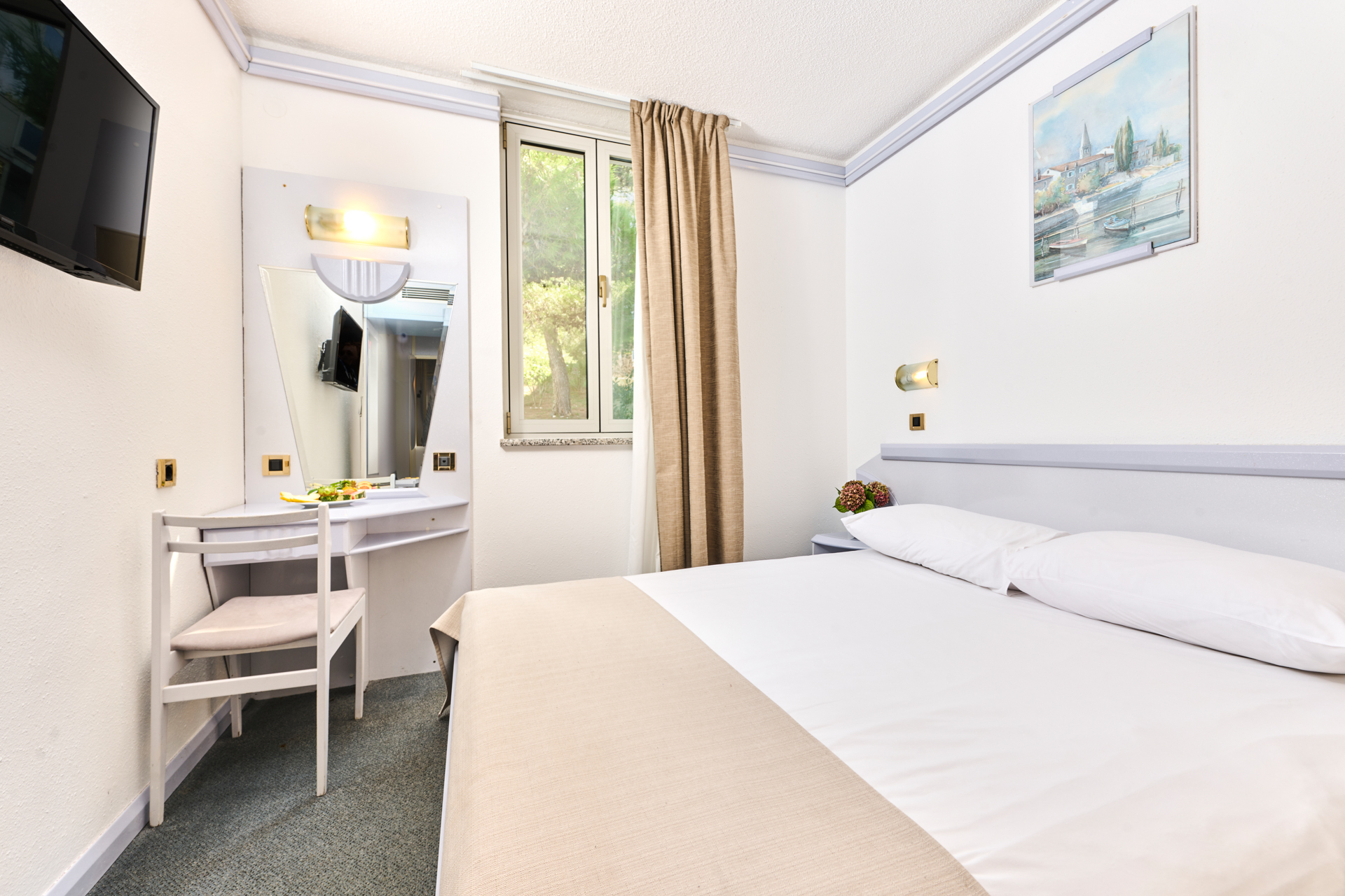 Hotel Plavi Economy Room with French Bed Park Side3