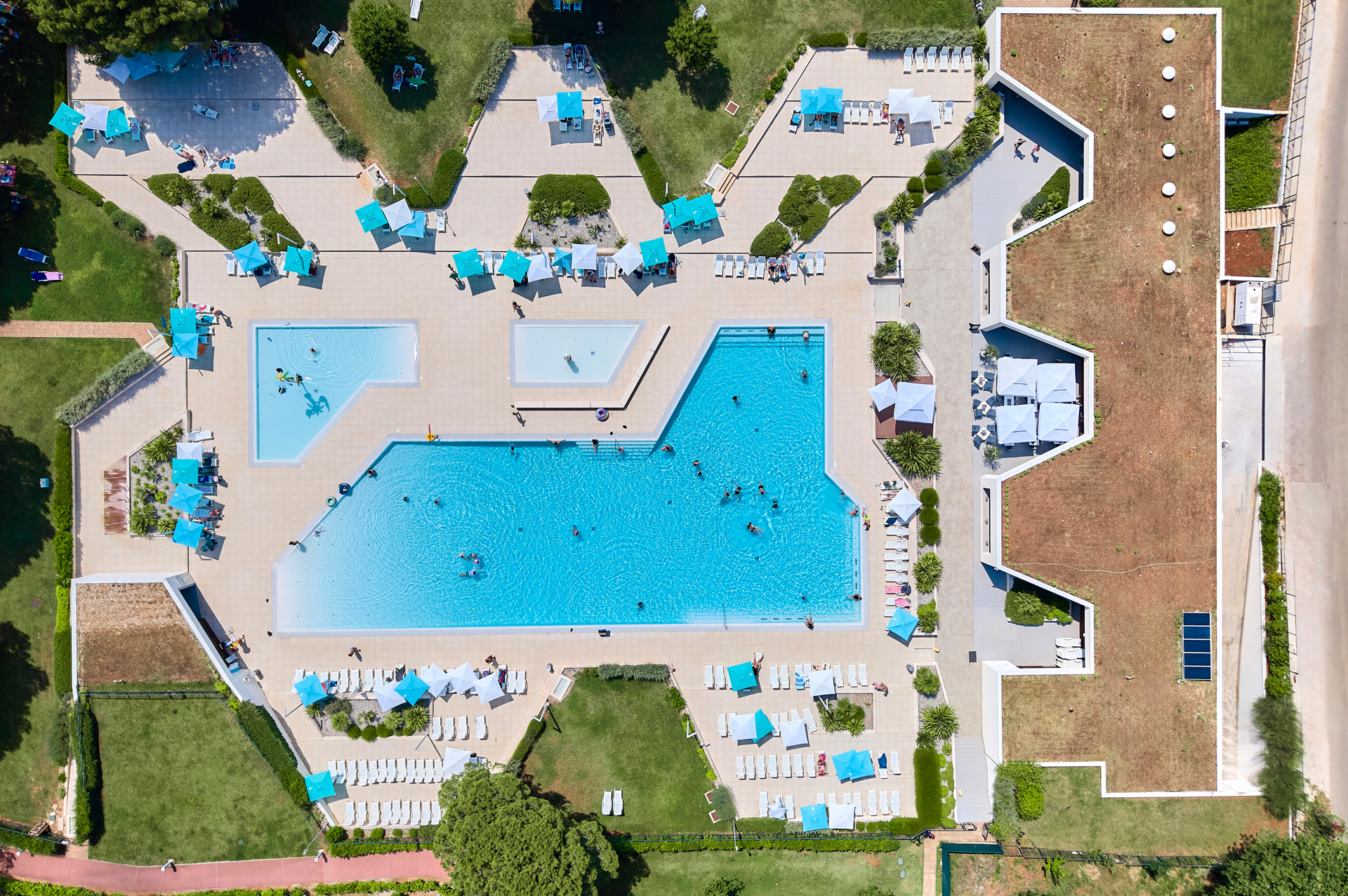 Istra Camping Camping Stella Maris 2025 swimming pool panorama 