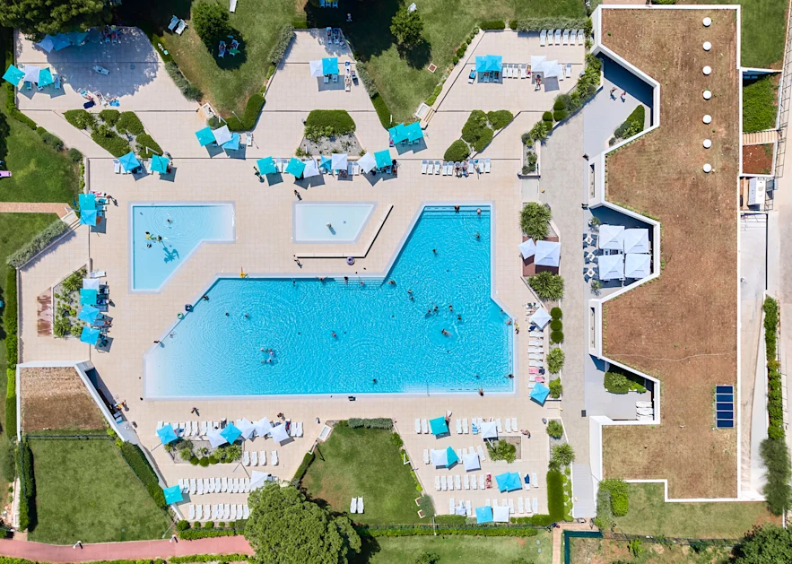 Istra Camping Camping Stella Maris 2025 swimming pool panorama