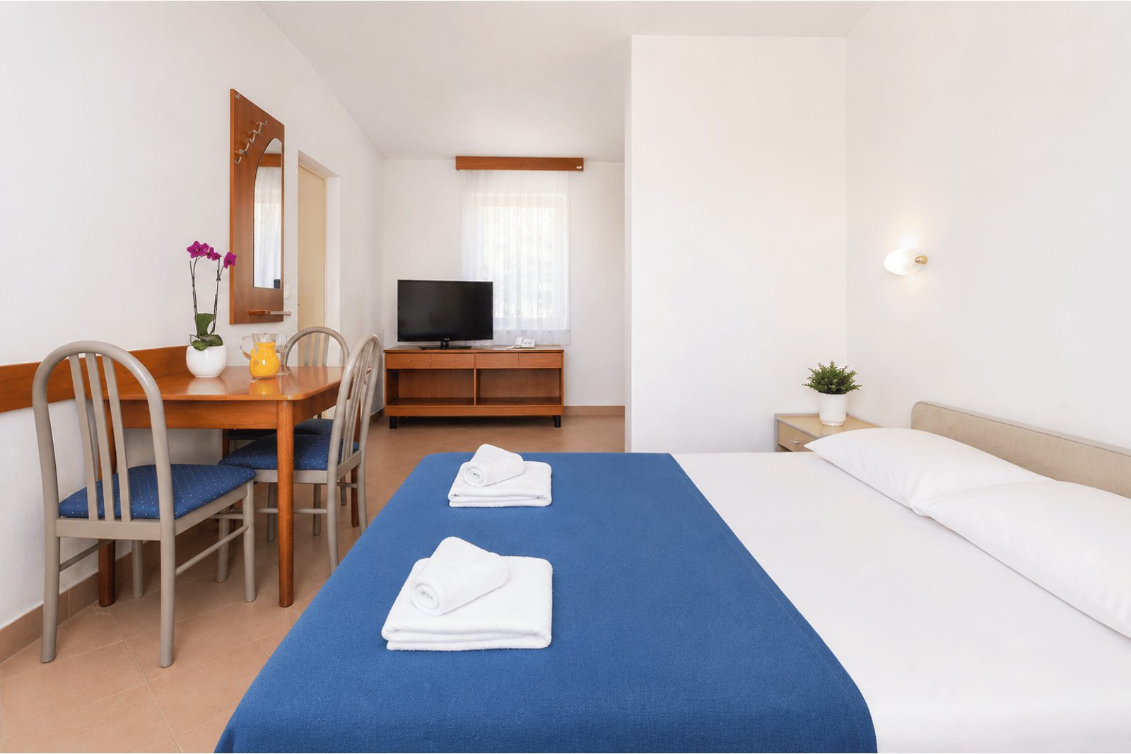 Economy studio apartment for 2+1 person