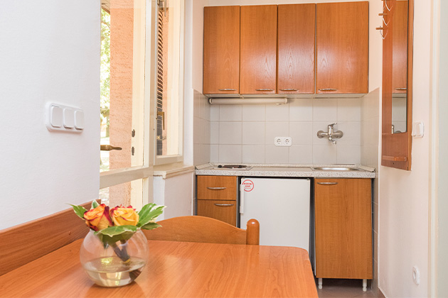 Apartments Polynesia Plava Laguna Classic Studio 2 Terrace Park side CS2TP (5)